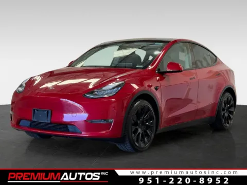 Red 2020 Tesla Model Y Long Range for sale in Norco, CA