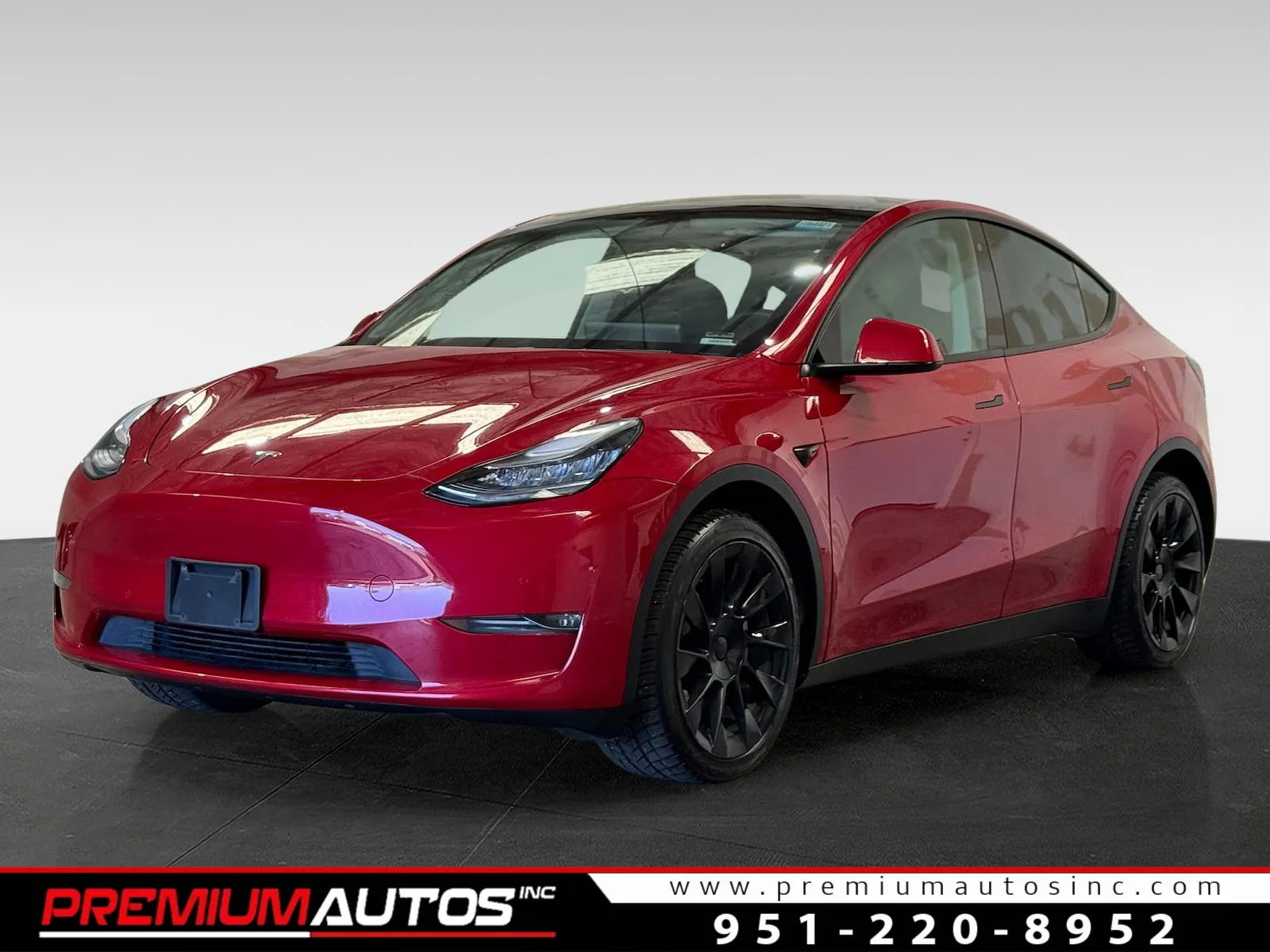 Red 2020 Tesla Model Y Long Range for sale in Norco, CA