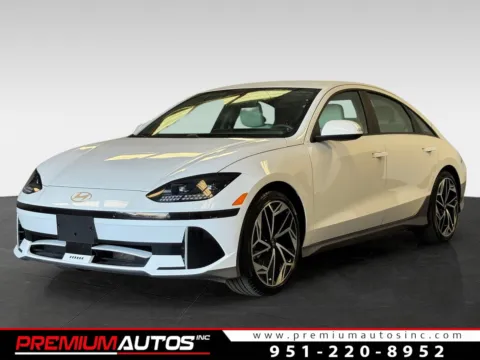 White 2023 Hyundai IONIQ 6 SEL for sale in Norco, CA