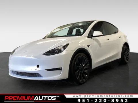 White 2022 Tesla Model Y Performance for sale in Norco, CA