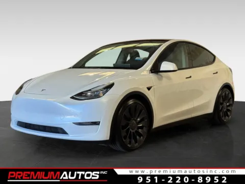 White 2020 Tesla Model Y PERFORMANCE for sale in Norco, CA