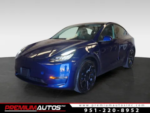 Blue 2022 Tesla Model Y Long Range for sale in Norco, CA