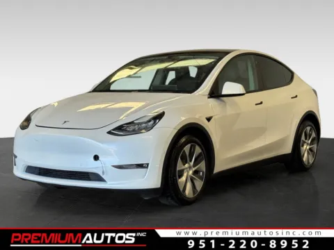 White 2022 Tesla Model Y Long Range for sale in Norco, CA