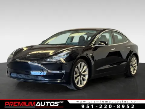 Black 2019 Tesla Model 3 STANDARD PLUS for sale in Norco, CA