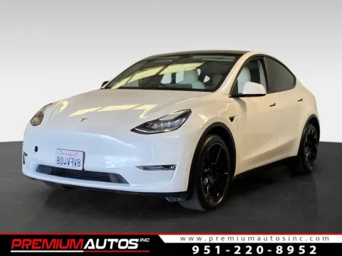 White 2020 Tesla Model Y Long Range for sale in Norco, CA