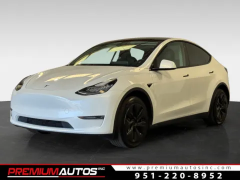 White 2021 Tesla Model Y Long Range for sale in Norco, CA