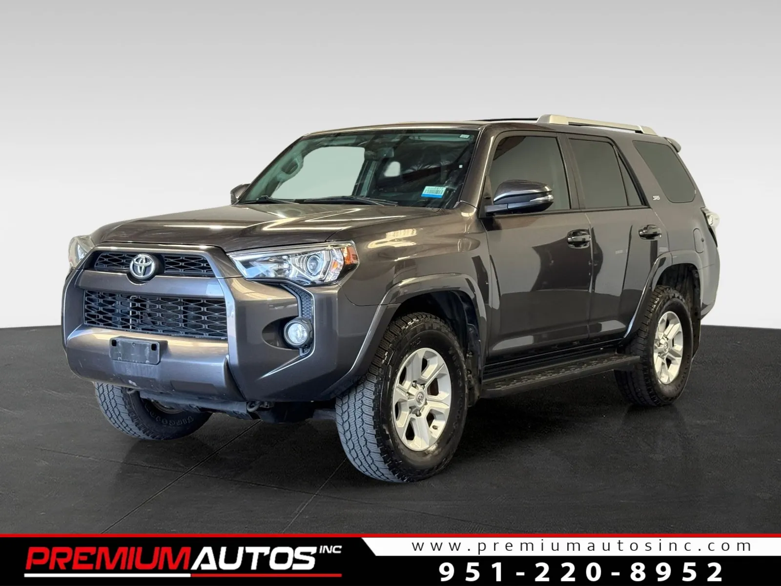 Gray 2016 Toyota 4Runner SR5 Premium 4WD for sale in Norco, CA