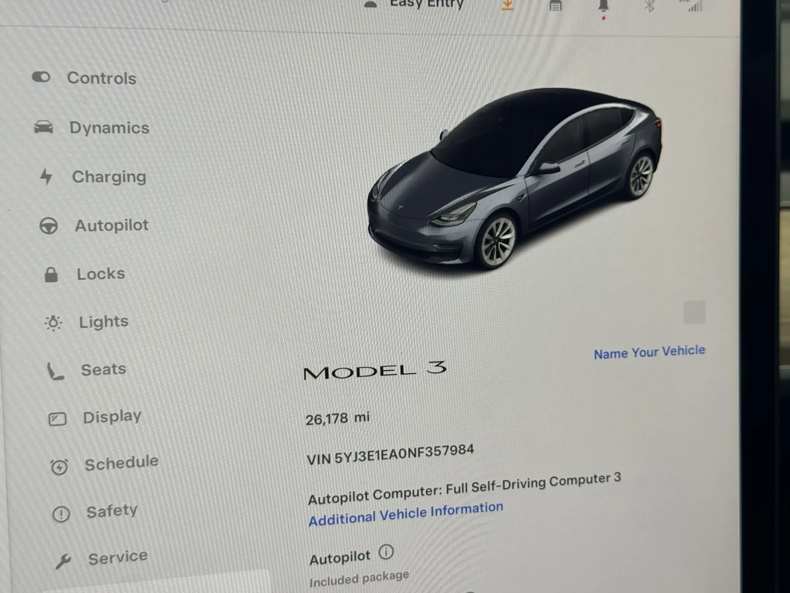 Another view of 2022 Tesla Model 3 for sale in Norco, CA at Premium Autos - Norco