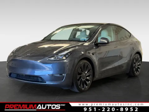 White 2022 Tesla Model Y Performance for sale in Norco, CA