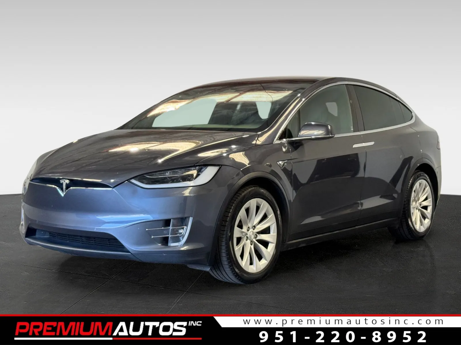 Gray 2018 Tesla Model X 75D for sale in Norco, CA