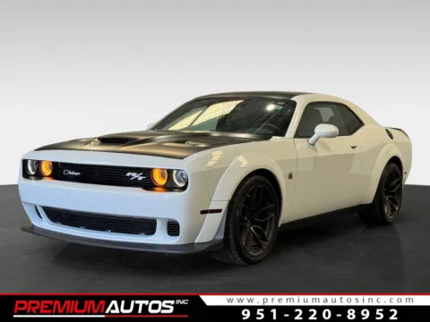 White 2019 Dodge Challenger R/T Scat Pack Widebody for sale in Norco, CA
