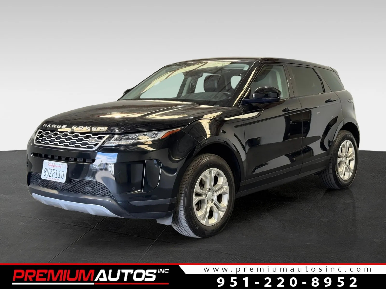 Black 2020 Land Rover Range Rover Evoque S for sale in Norco, CA