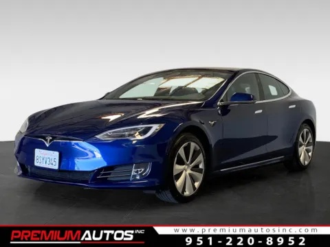 Blue 2020 Tesla Model S Long Range Plus for sale in Norco, CA