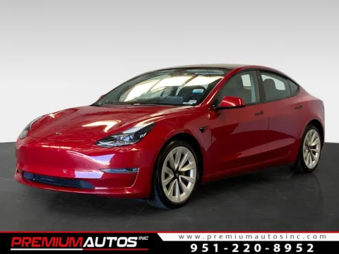 Red 2022 Tesla Model 3 Long Range for sale in Norco, CA