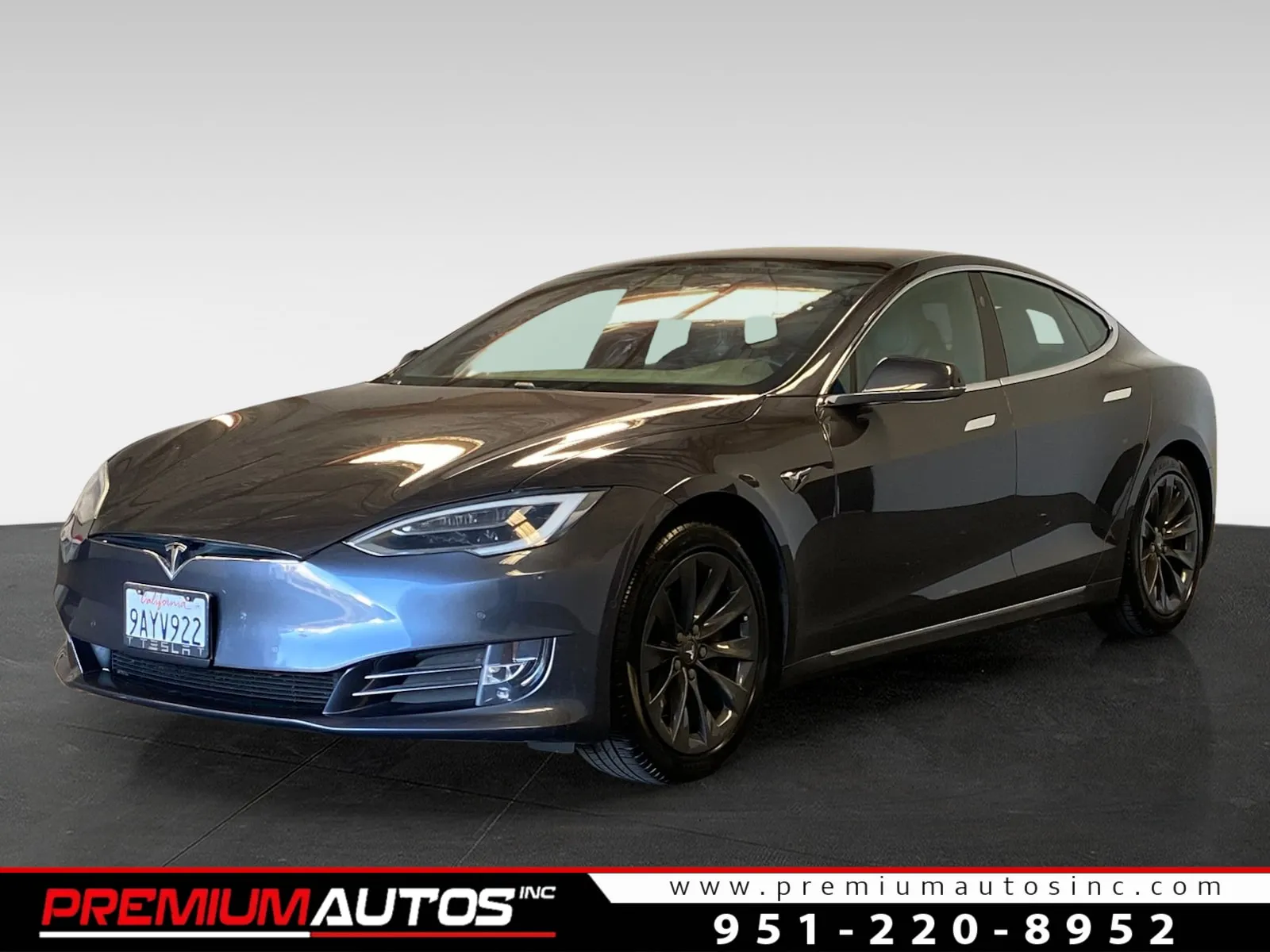 Gray 2018 Tesla Model S 75D for sale in Norco, CA