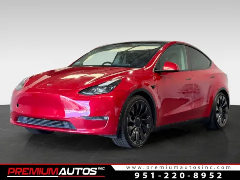 Red 2022 Tesla Model Y Performance for sale in Norco, CA
