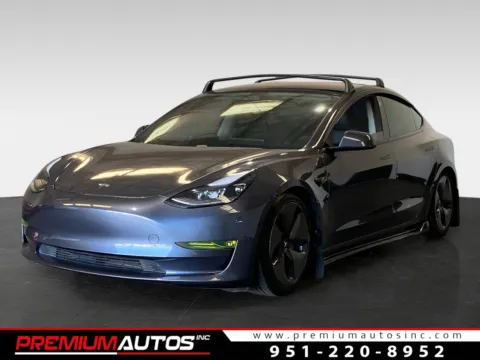 Gray 2021 Tesla Model 3 Long Range for sale in Norco, CA