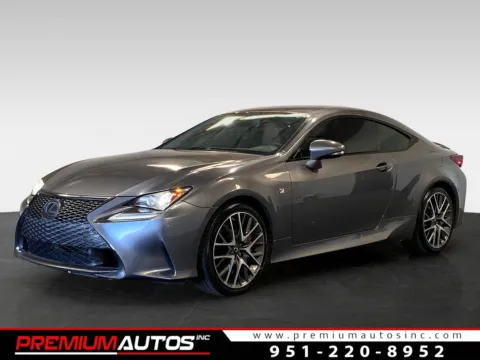 Gray 2017 Lexus RC 200t F SPORT for sale in Norco, CA
