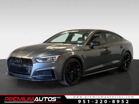 Gray 2018 Audi S5 Sportback 3.0T quattro Premium Plus for sale in Norco, CA