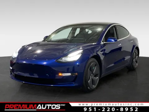 Blue 2020 Tesla Model 3 Long Range for sale in Norco, CA