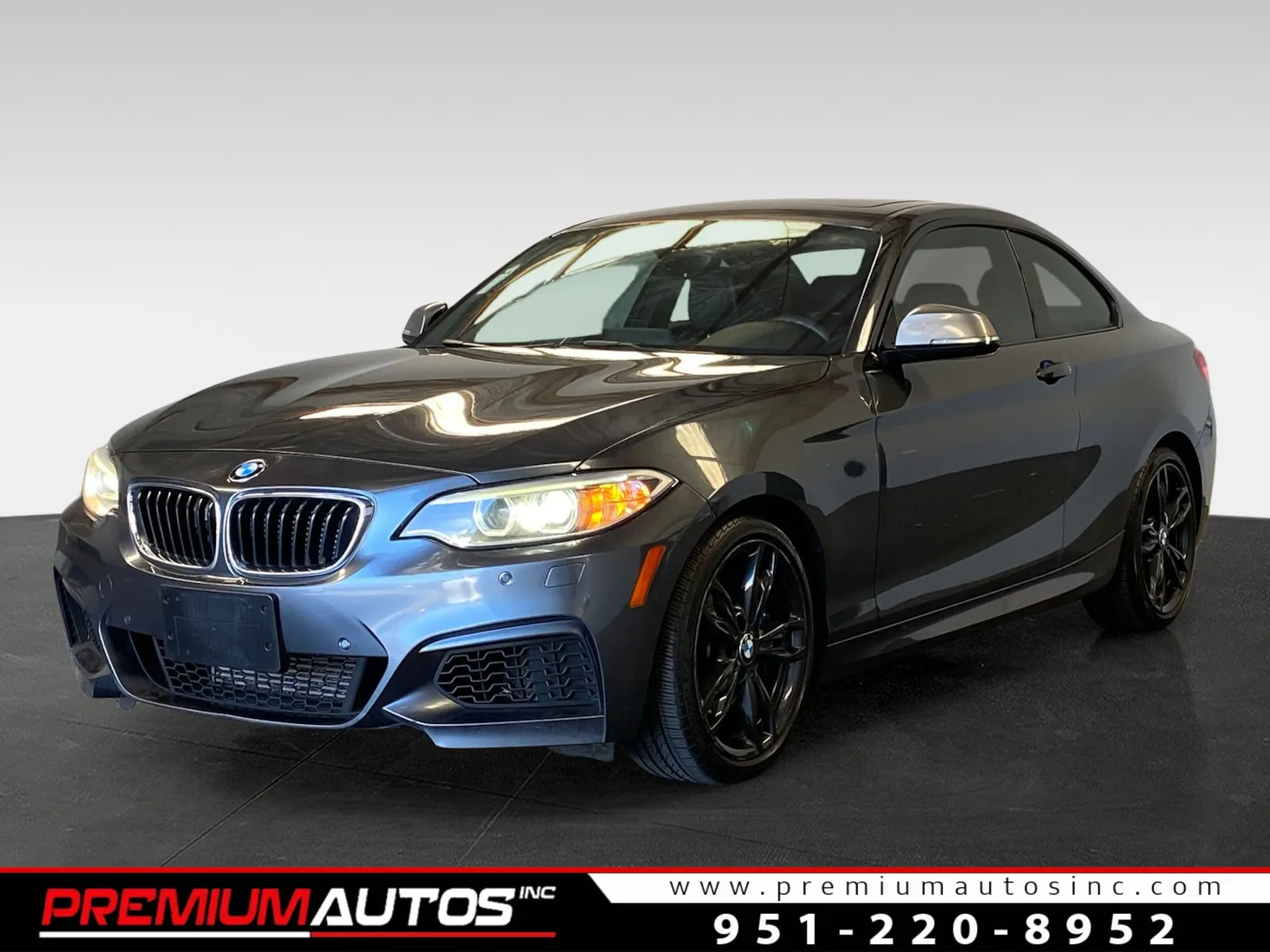 Gray 2016 BMW 2 Series M235i xDrive for sale in Norco, CA