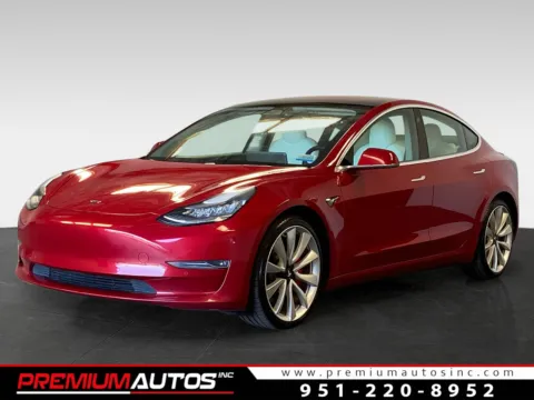 Red 2018 Tesla Model 3 peformance for sale in Norco, CA