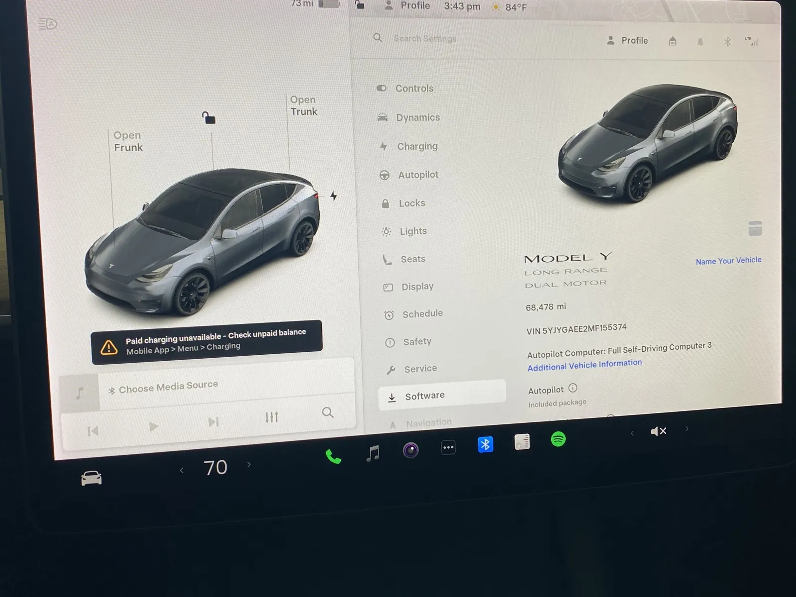 Another view of 2021 Tesla Model Y Long Range 7 SEATER for sale in Norco, CA at Premium Autos - Norco
