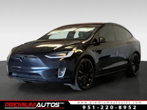 Black 2017 Tesla Model X 75D for sale in Norco, CA