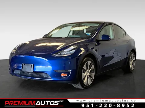 Blue 2020 Tesla Model Y Long Range for sale in Norco, CA