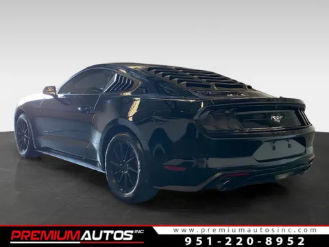 Gray 2018 Ford Mustang EcoBoost Premium for sale in Norco, CA