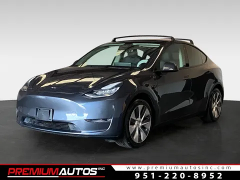 Gray 2021 Tesla Model Y Long Range for sale in Norco, CA