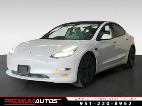 White 2022 Tesla Model 3 Long Range for sale in Norco, CA