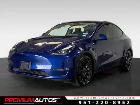 Blue 2022 Tesla Model Y Performance for sale in Norco, CA