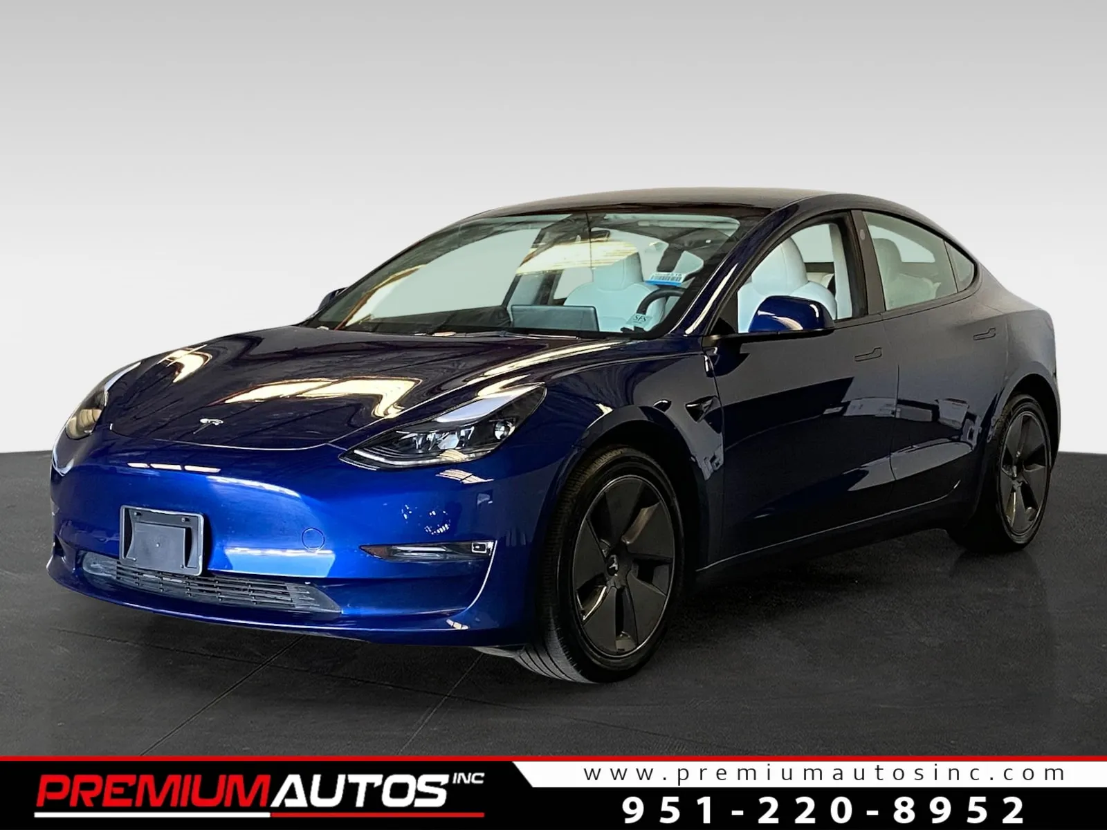 Blue 2023 Tesla Model 3 for sale in Norco, CA
