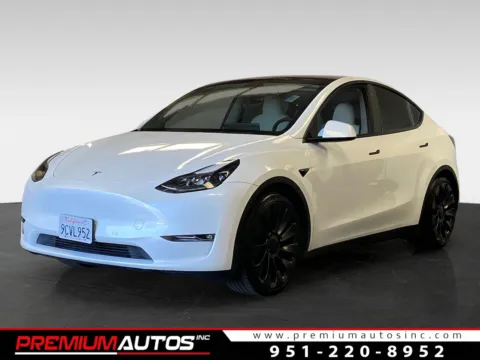 White 2022 Tesla Model Y Performance for sale in Norco, CA
