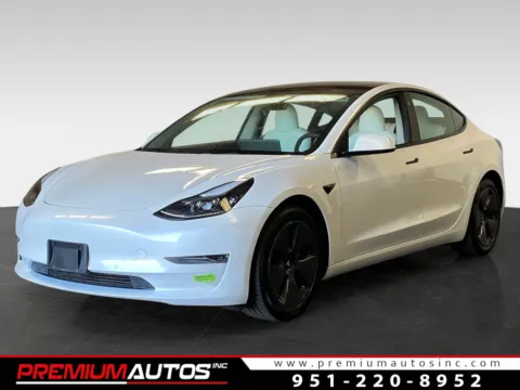 White 2022 Tesla Model 3 Long Range for sale in Norco, CA