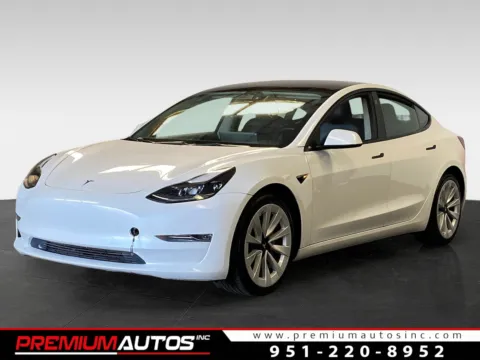 White 2022 Tesla Model 3 for sale in Norco, CA