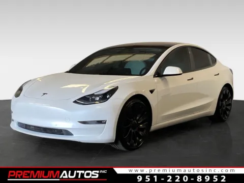 White 2021 Tesla Model 3 Performance for sale in Norco, CA