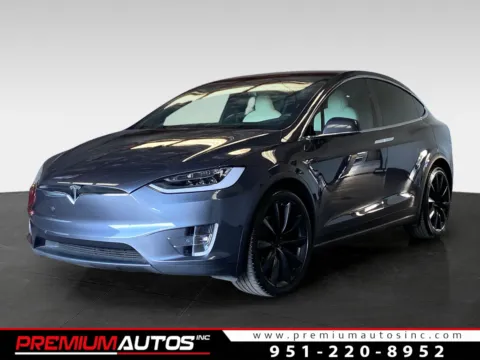 Gray 2020 Tesla Model X Long Range Plus for sale in Norco, CA