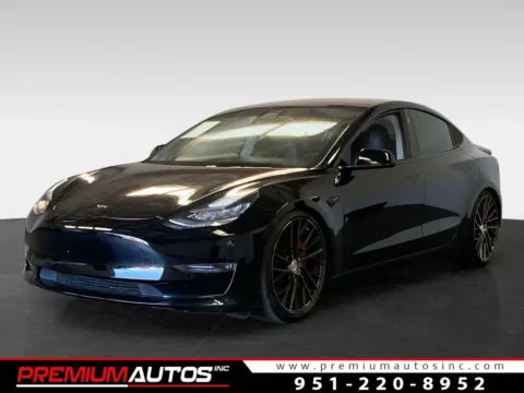 Black 2018 Tesla Model 3 LONG RANGE for sale in Norco, CA