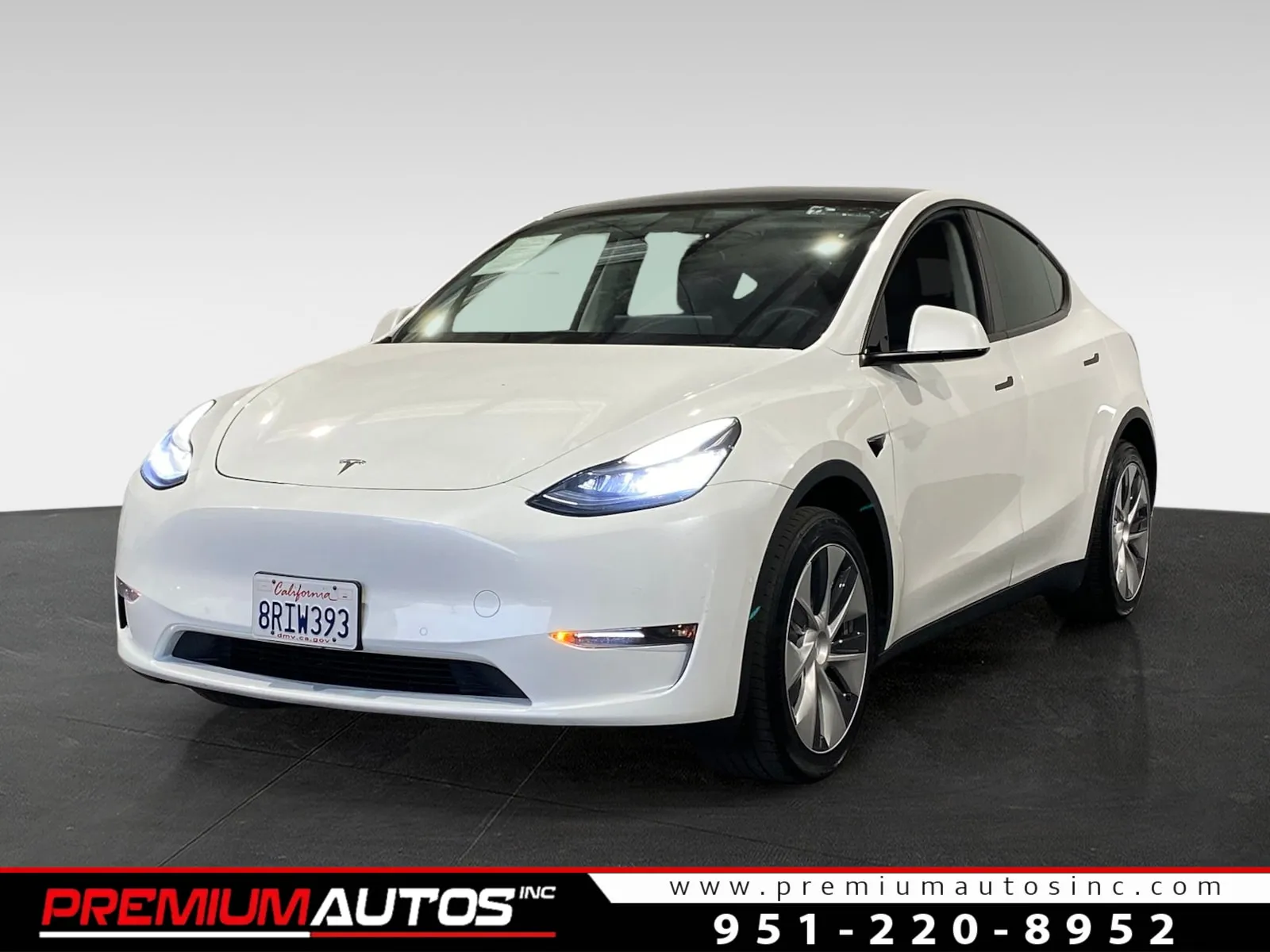 White 2020 Tesla Model Y Long Range for sale in Norco, CA