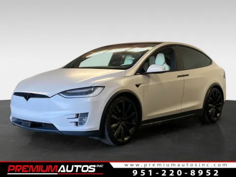 White 2017 Tesla Model X for sale in Norco, CA
