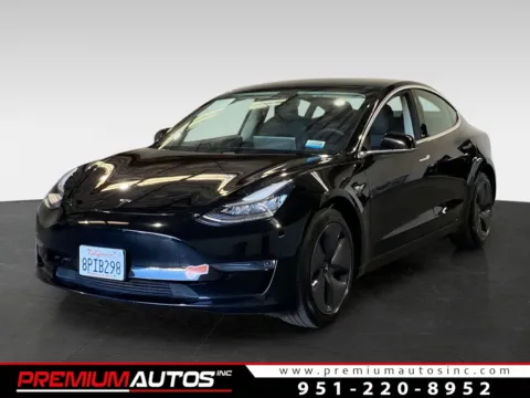 Black 2020 Tesla Model 3 Standard Range Plus for sale in Norco, CA