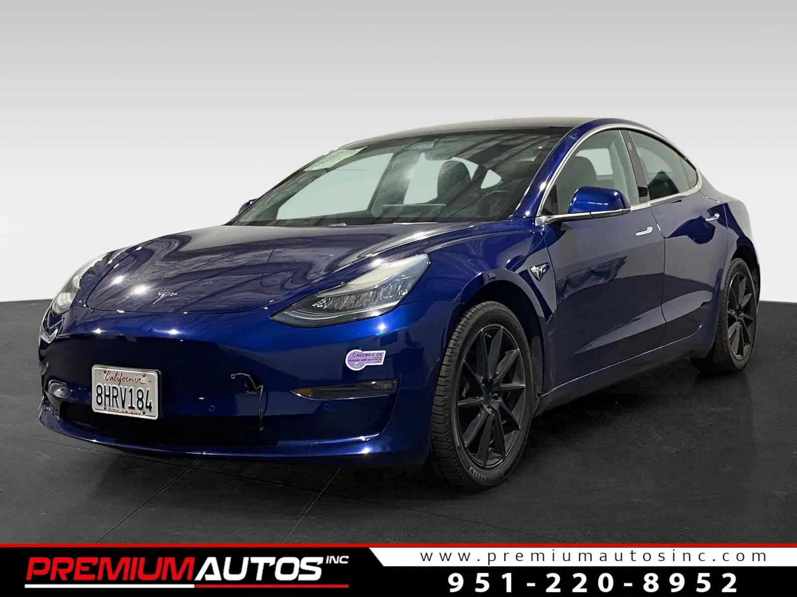 Blue 2018 Tesla Model 3 Mid RANGE for sale in Norco, CA