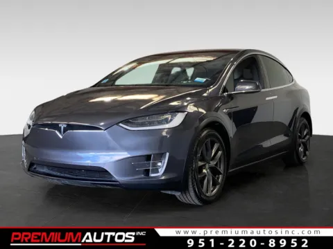 Gray 2018 Tesla Model X 100D for sale in Norco, CA