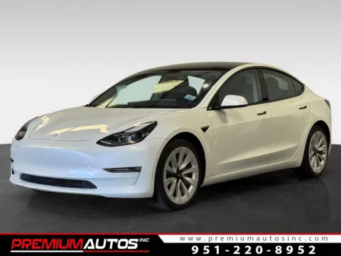 White 2022 Tesla Model 3 Long Range for sale in Norco, CA