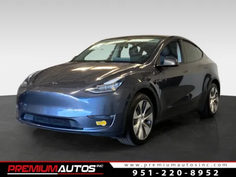 Gray 2021 Tesla Model Y Long Range for sale in Norco, CA