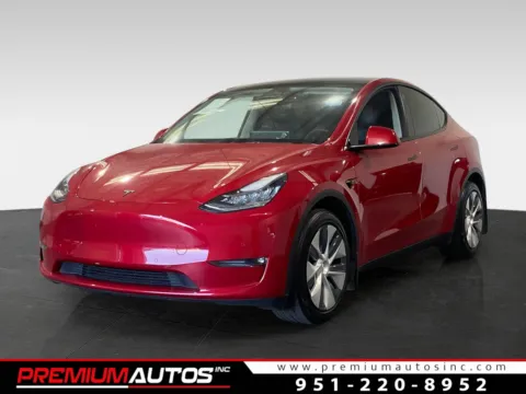 Red 2022 Tesla Model Y Long Range for sale in Norco, CA