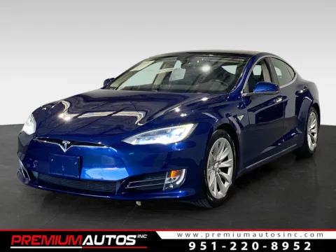 Blue 2016 Tesla Model S for sale in Norco, CA
