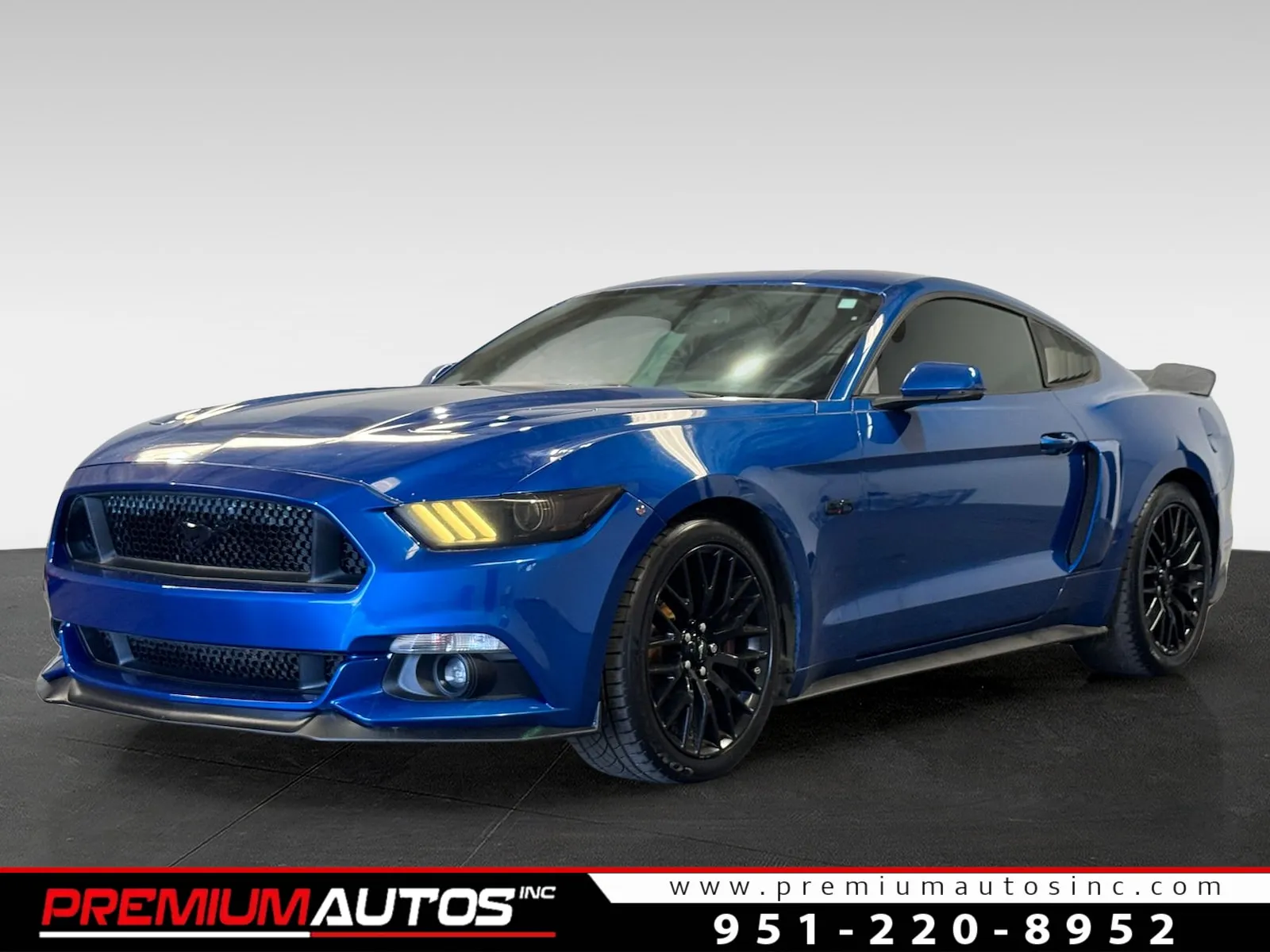 Blue 2017 Ford Mustang GT PREMIUM for sale in Norco, CA